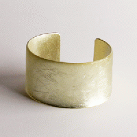 箔座　金沢箔　アクリルバングル (金箔 定色)