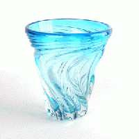 ガラス工房清天　Sモールグラス(水色)