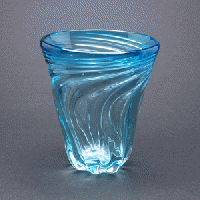 ガラス工房清天　Sモールグラス(水色)