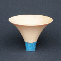 四津川製作所　喜泉 KISEN Guinomi Sake Cup FUJI (TURQUOISE BLUE)