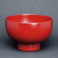 佐々木暢子　まり椀(朱)
