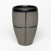御茶碗屋つきの虫　MUSHITARO 黒薩摩ビアカップ CROSS (O型)