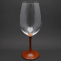山久漆工　JAPAN Glass(赤ワイングラス/拭き漆)