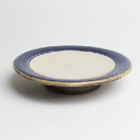 健陶藝　4寸皿 (青)