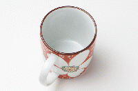 香蘭社　赤繪町工房 山茶花 マグカップ