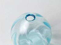 glass32　うずいちりん (水色)