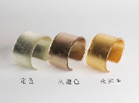 箔座　金沢箔　アクリルバングル (純金プラチナ箔 永遠色)