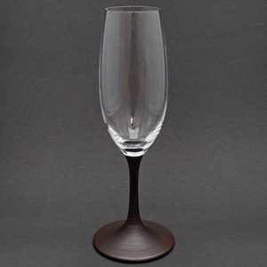 山久漆工　JAPAN Glass(シャンパングラス/とぎかすり)