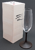 山久漆工　JAPAN Glass(シャンパングラス/とぎかすり)