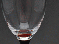 山久漆工　JAPAN Glass(シャンパングラス/溜漆)