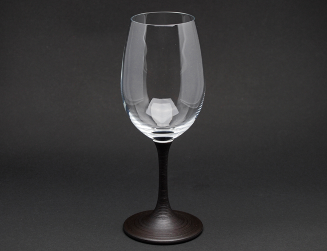 忠之助商店 / 山久漆工 JAPAN Glass(白ワイングラス/とぎかすり)