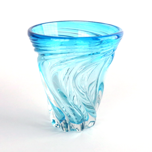 ガラス工房清天　Sモールグラス(水色)
