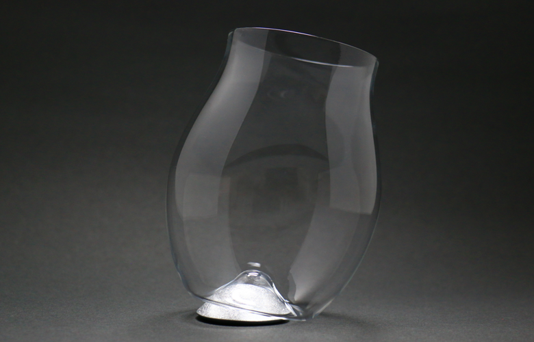 四津川製作所　喜泉 KISEN Wine glass AROWIRL Bordeaux_SILVER