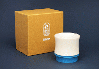 四津川製作所　喜泉 KISEN Guinomi Sake Cup BAMBOO (TURQUOISE BLUE)