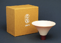 四津川製作所　喜泉 KISEN Guinomi Sake Cup FUJI (BENGARA RED)