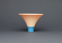 四津川製作所　喜泉 KISEN Guinomi Sake Cup FUJI (TURQUOISE BLUE)