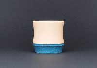 四津川製作所　喜泉 KISEN Guinomi Sake Cup BAMBOO (TURQUOISE BLUE)