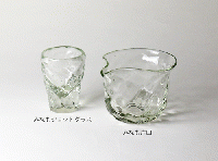 ガラス工房清天　みなも片口 (クリア)