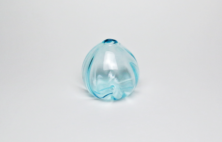 glass32　うずいちりん (水色)