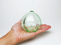 glass32　うずいちりん (緑)