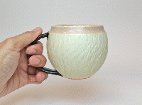 御茶碗屋つきの虫　ラウンドマグカップ 染貫(紅)