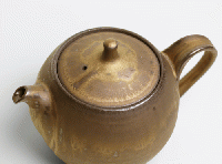 御茶碗屋つきの虫　RoundPot (金耀黒)