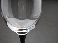 山久漆工　JAPAN Glass(白ワイングラス/とぎかすり)